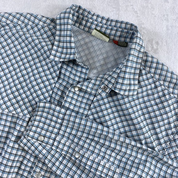 Howler Brothers Other - Howler Bros Long Sleeve Shirt Sz L Blue Snap Buttons Lightweight Outdoor Fishing